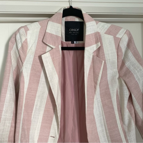 ONLY Linen Blazer Size 36 - Picture 3 of 6